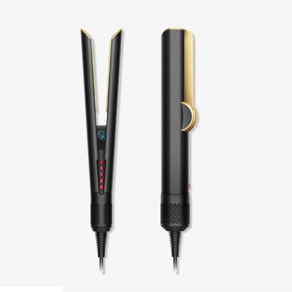 Dyson and Ulta Exclusive Airstrait Hair Straightener in Onyx Black and Gold BOX